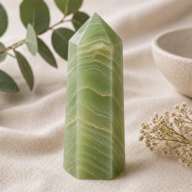 Green onyx point