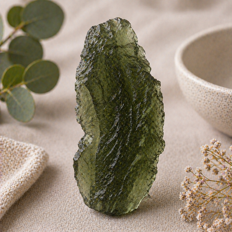 raw moldavite