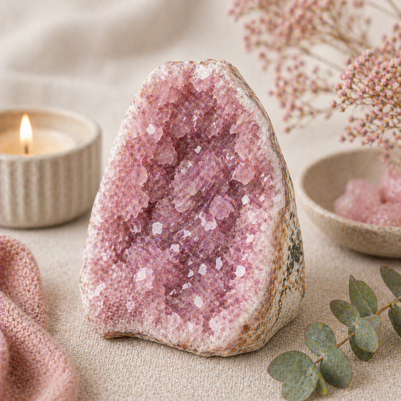 Pink Amethyst Crystal Meaning