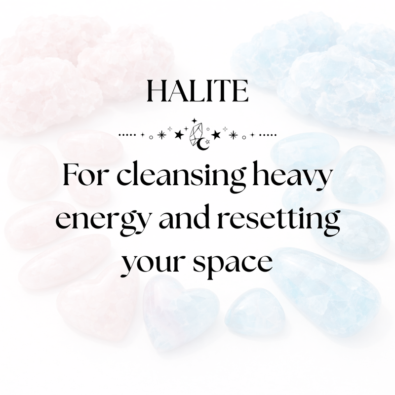 Natural Pink and Blue Halite Crystals – Raw Salt Formations for Cleansing Energy