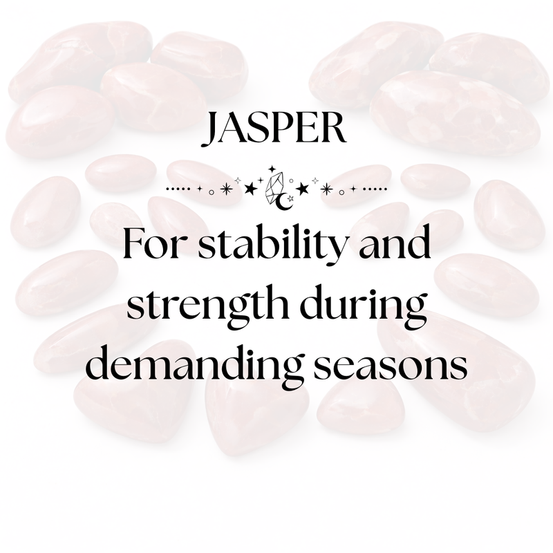 Jasper Crystal Display for Grounding and Stability