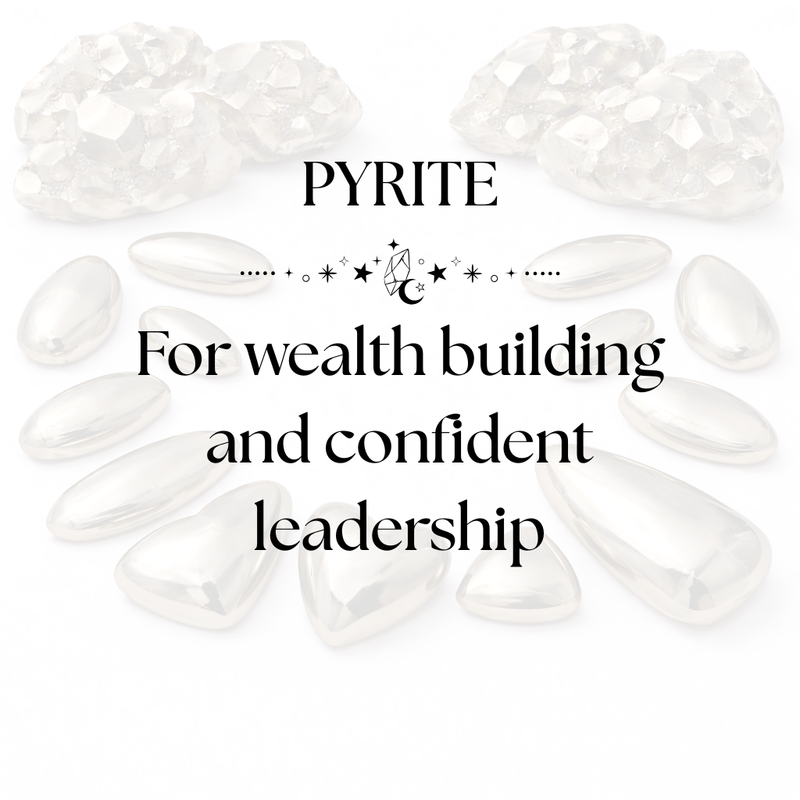 Pyrite Crystal Display for Wealth and Success Energy