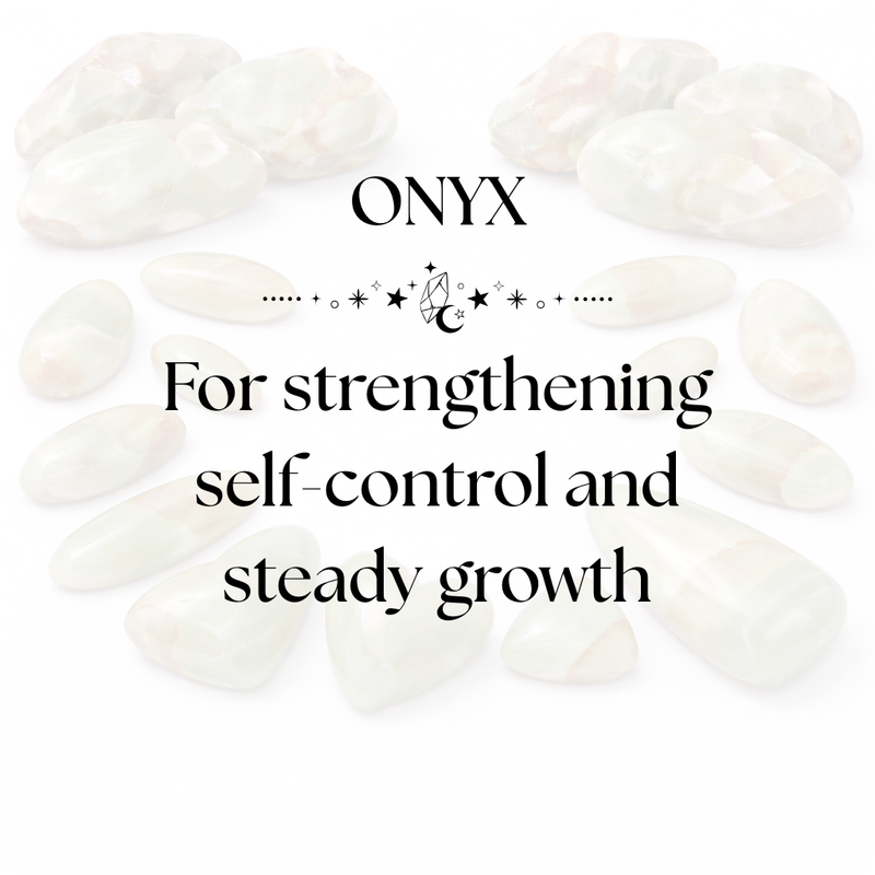 Onyx Crystal Display for Stability and Protective Energy