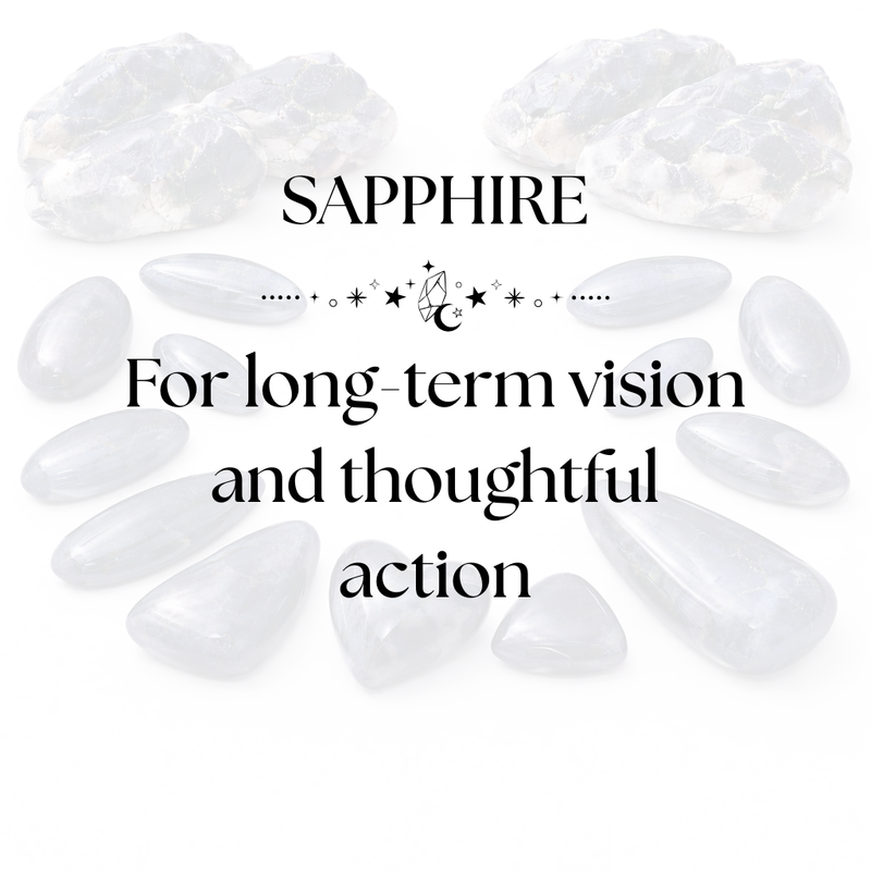 Natural Sapphire Crystals – Deep Blue Statement and Jewellery Pieces