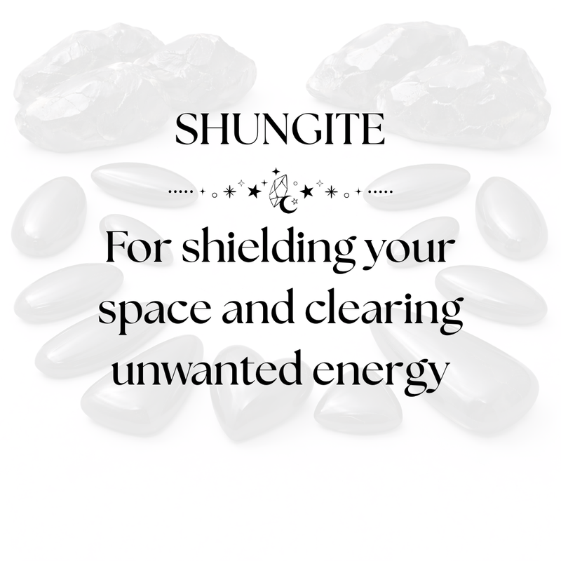 Raw Shungite Stone for Energy Protection and Root Chakra Grounding