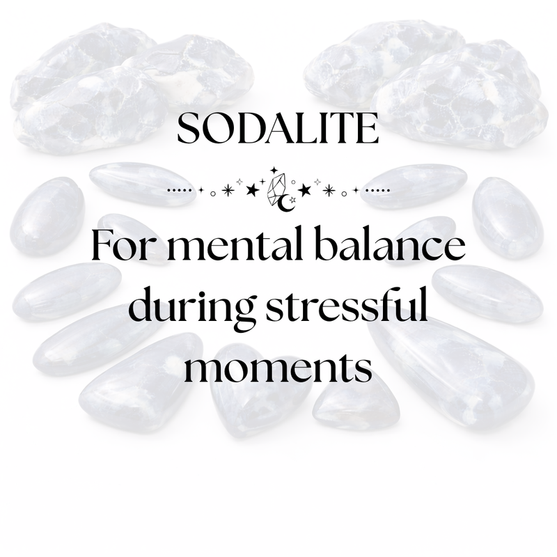 Sodalite Crystal Display for Focus and Clear Communication