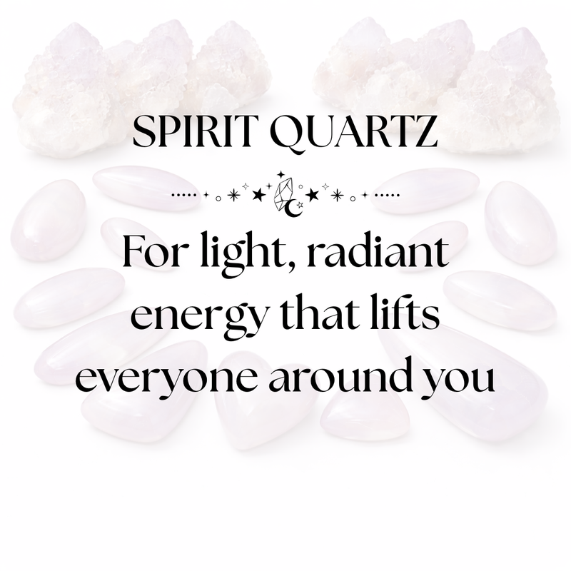 Spirit Quartz Crystal Display for Protection and Spiritual Growth