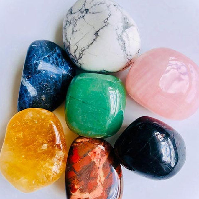Curated crystal gift set for abundance and protection