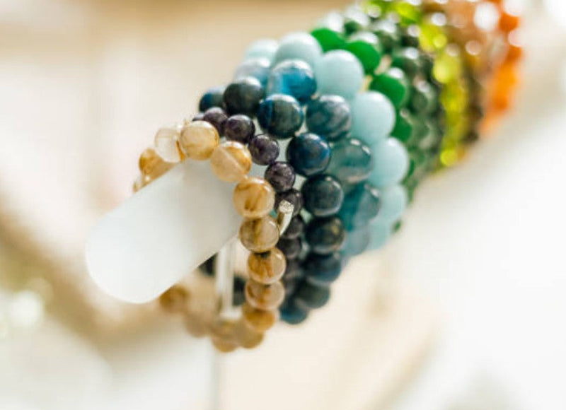 Natural crystal bracelets for everyday wear