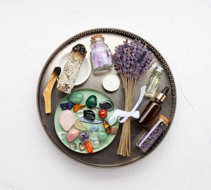 Natural protection crystals for everyday grounding