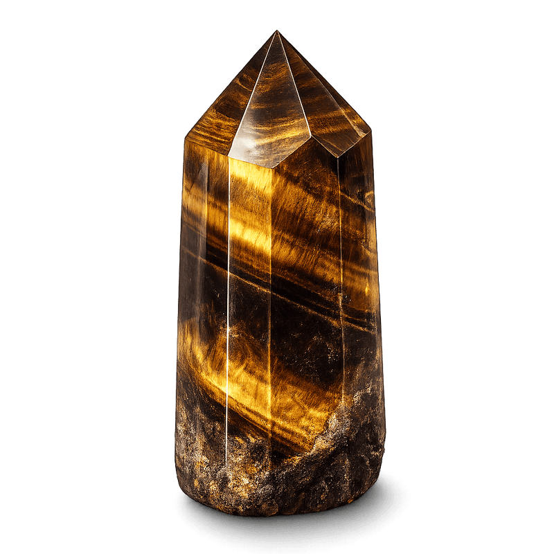 Confidence crystals featuring tiger’s eye