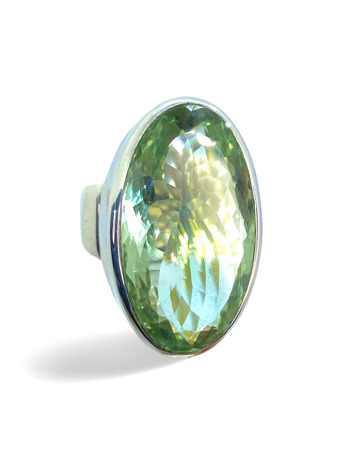 Green Amethyst Ring
