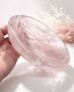 AA Grade Rose Quartz Bowl