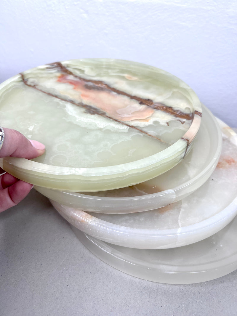 Round Onyx Platter