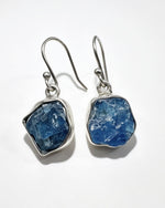 Apatite Crystal Earrings – Raw Silver