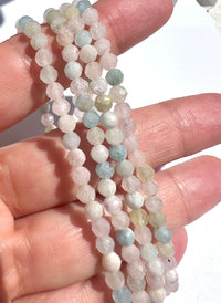 5mm Morganite Faceted Bracelet