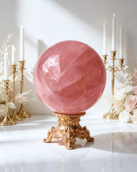 Rose Quartz Sphere - AAA Grade