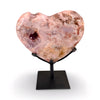 Pink Amethyst Heart with Stand no.  PH51