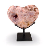 Pink Amethyst Heart with Stand no.  PH51