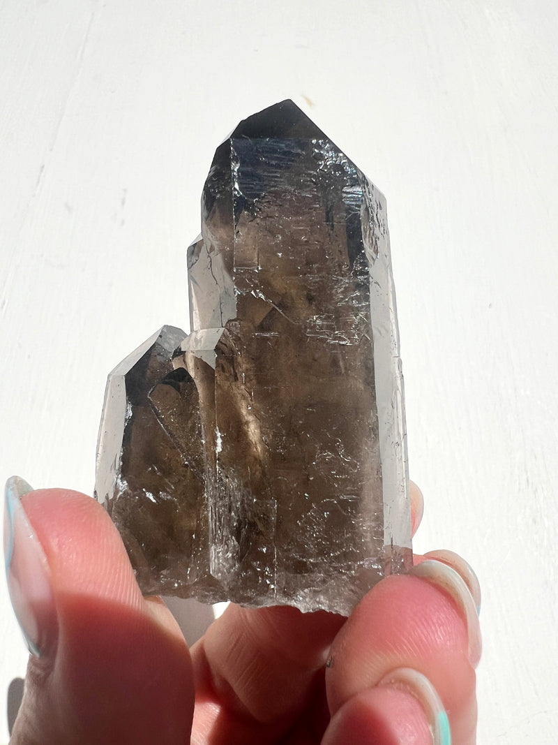 Naturally formed Smoky Quartz Point