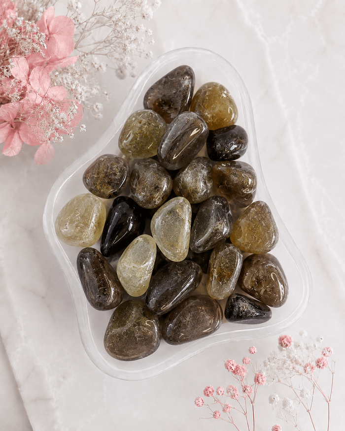 Natural Brazilian Citrine Tumbled Stone