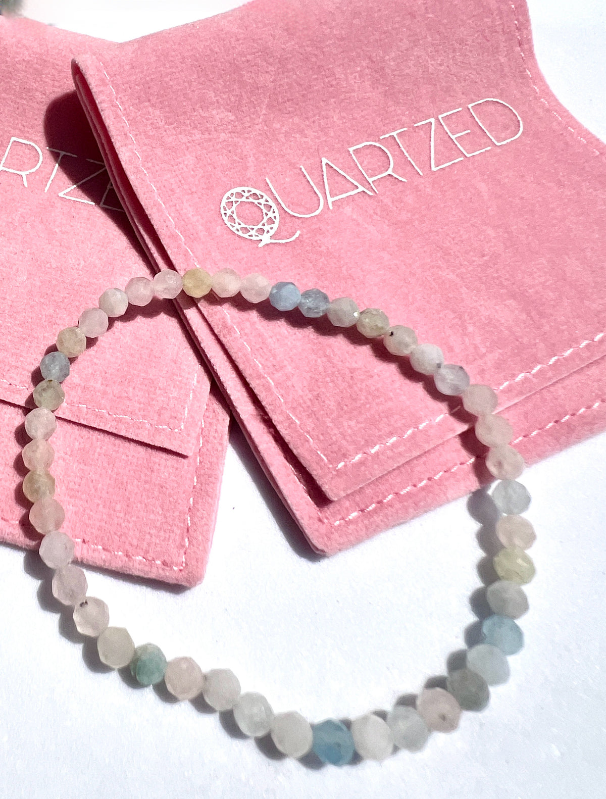 5mm Morganite Faceted Bracelet