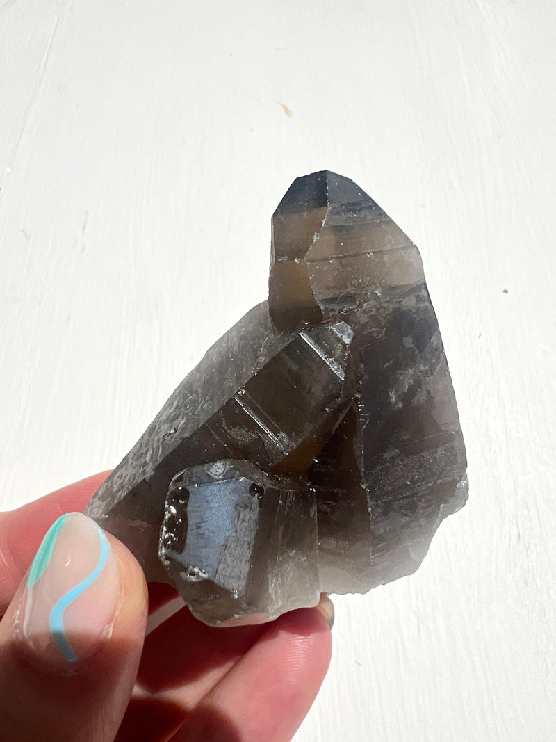 Naturally formed Smoky Quartz Point