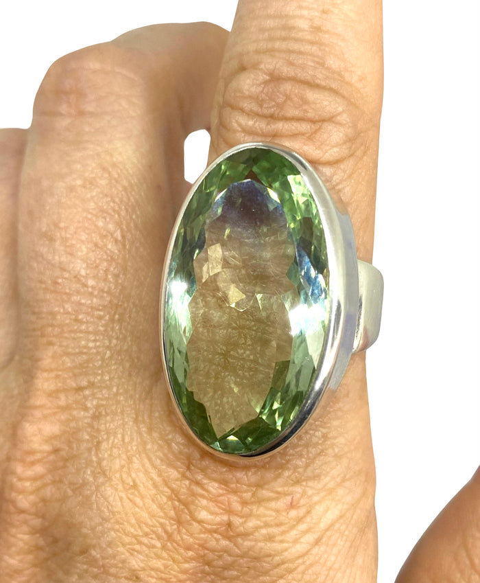 Green Amethyst Ring
