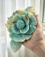 Sky Blue Quartz Flower