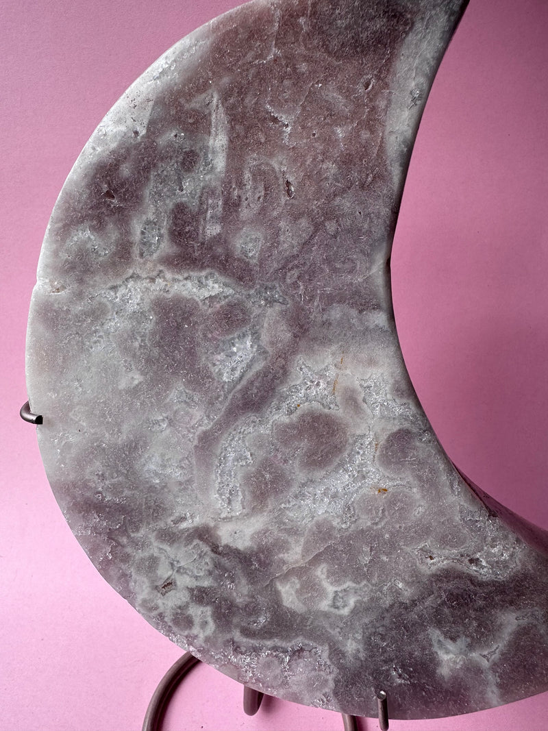 Lilac Pink Amethyst Moon