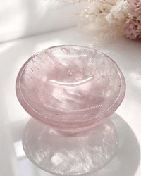 AA Grade Rose Quartz Bowl
