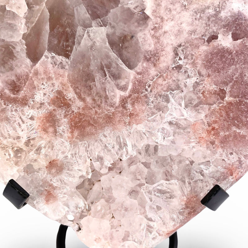Pink Amethyst Heart no.  D1000