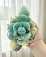 Sky Blue Quartz Flower