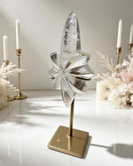 Clear Lemurian Northern Star On Stand No. 10