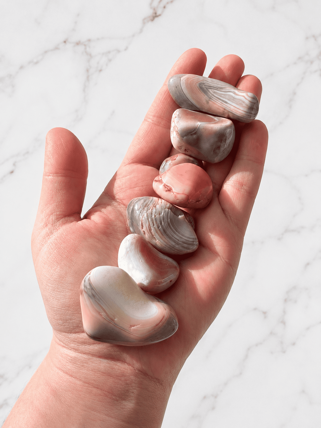 Peach Agate Tumbled Stone
