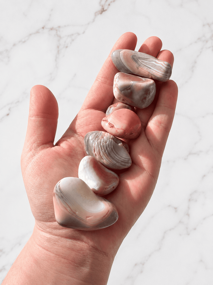 Peach Agate Tumbled Stone