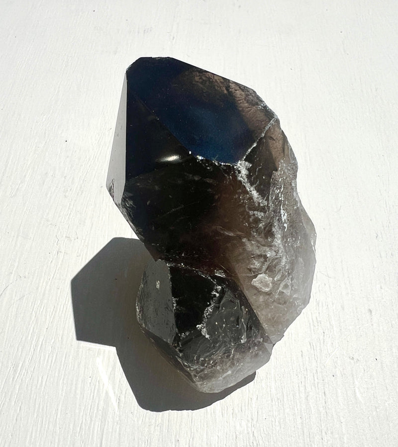 Naturally formed Smoky Quartz Point