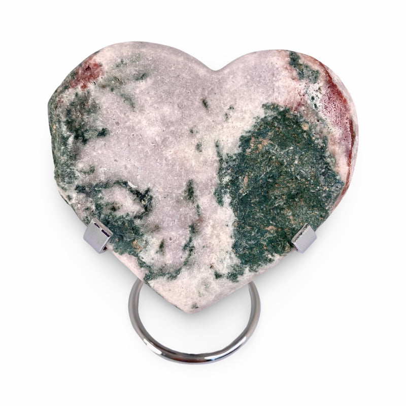 Pink Amethyst Heart no.  A129