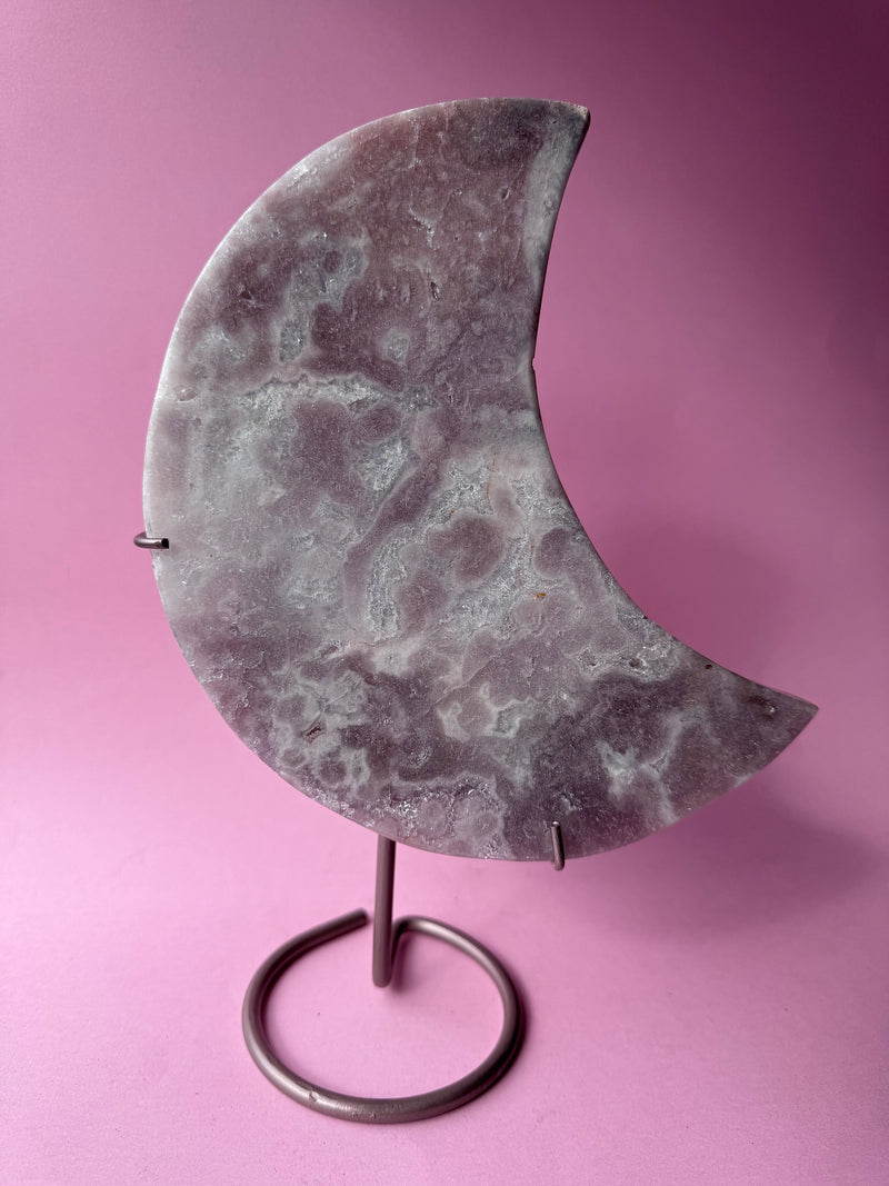Lilac Pink Amethyst Moon