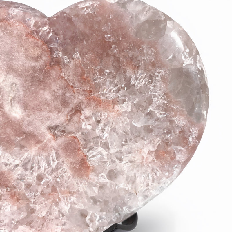 Pink Amethyst Heart no.  D1000