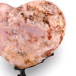 Pink Amethyst Heart with Stand no.  PH51