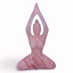 Rose Quartz Yoga Goddess