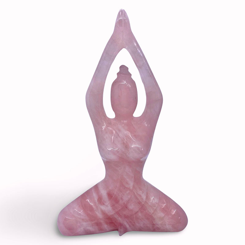 Rose Quartz Yoga Goddess