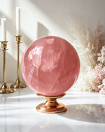 Rose Quartz Sphere - AAA Grade