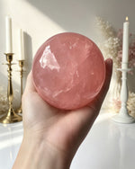 Rose Quartz Sphere - AAA Grade