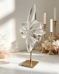Clear Lemurian Northern Star On Stand No. 8
