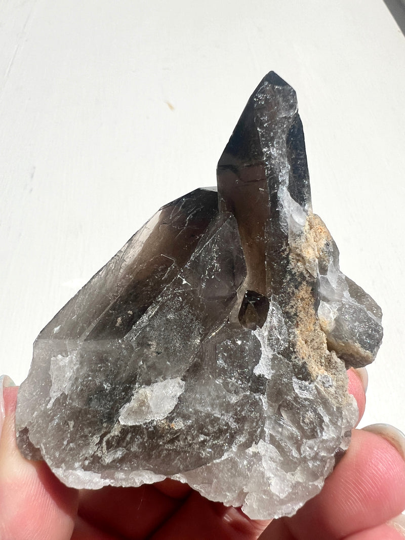 Naturally formed Smoky Quartz Point