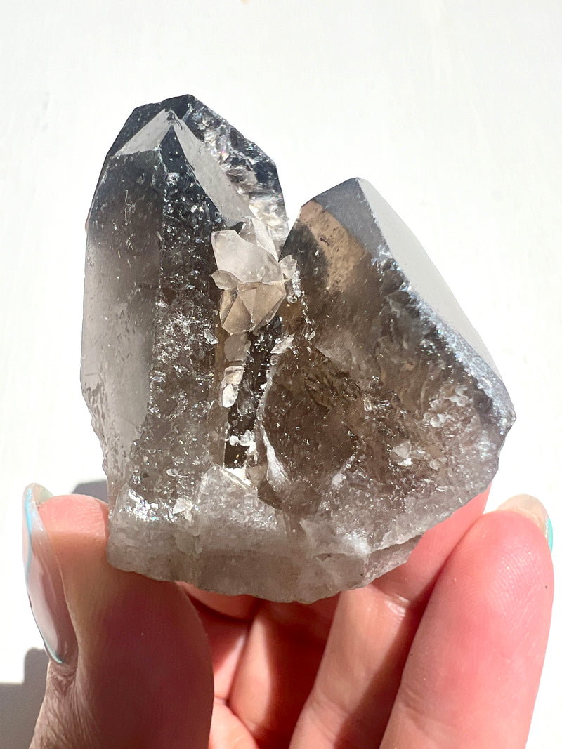 Naturally formed Smoky Quartz Point