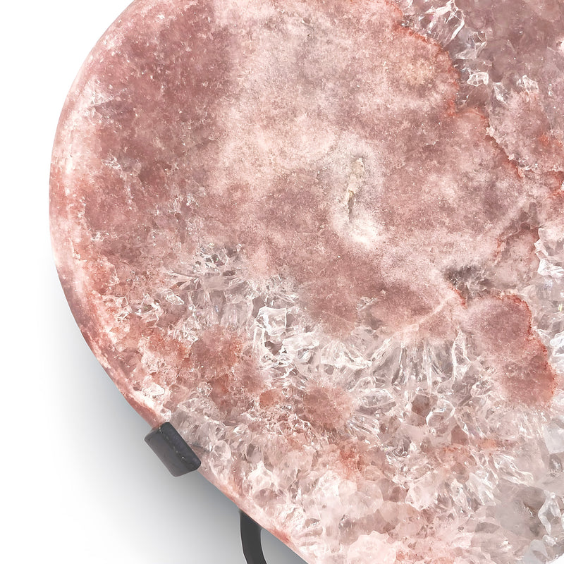Pink Amethyst Heart no.  D1000