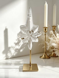 Clear Lemurian Northern Star On Stand No. 11